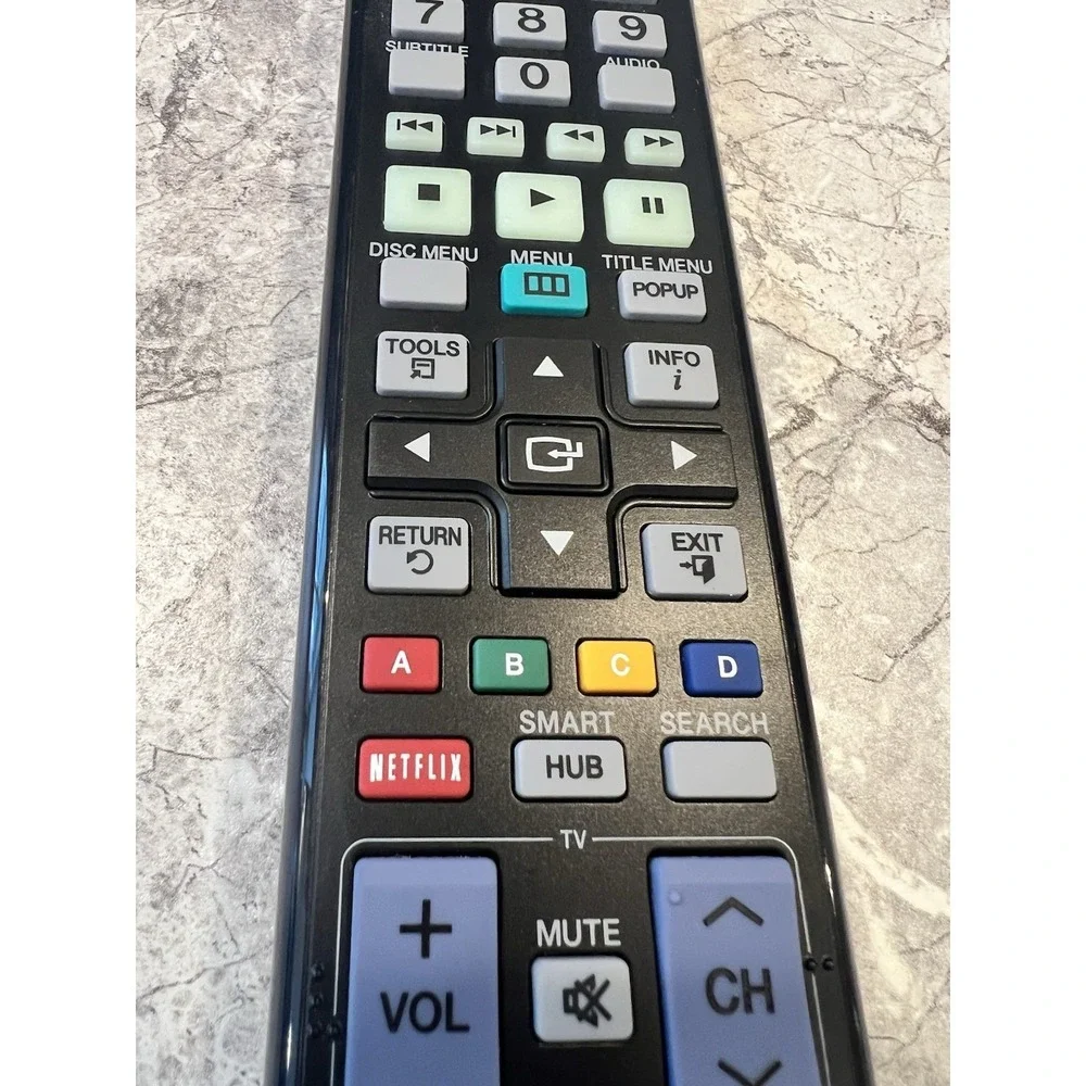 Genuine Samsung AK59-00123A TV Blu-Ray Remote Control Netflix Smart Hub Tested